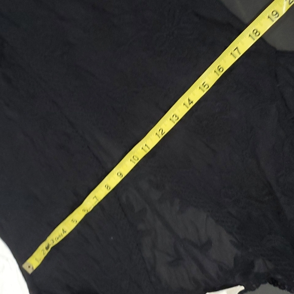 Ember lace sheer duster kimono black small - Picture 12 of 14